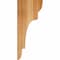 Ekena Millwork New Brighton Rough Sawn Corbel, Western Red Cedar, 6"W x 6"D x 14"H COR06X06X14NEB00RWR - alternate 2